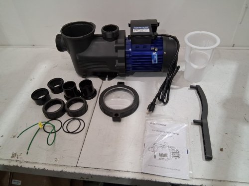 AQUASTRONG IN/ABOVE GROUND POOL PUMP HIGH FLOW SELF PRIMMING SWIMMING POOL PUMP - 2HP/115V/60HZ - GLOSSY BLACK (MODEL: PSP200) image 2