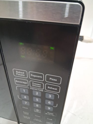 DANBY DESIGNER COUNTERTOP/UNDER CABINET DIGITAL MICROWAVE OVEN - 0.7CU.FT - STAINLESS STEEL/BLACK - (MODEL: DDMW007501G1) image 5