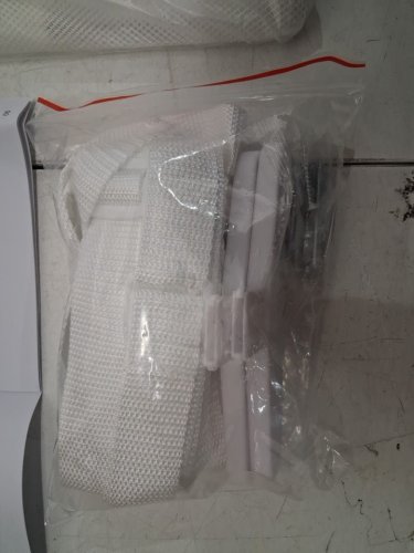 Costway Folding Bed Railing with Adjustable Straps - 42" - White (Model:BS10048WH) image 3