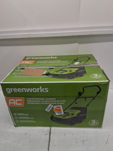 GREENWORKS 13 AMP 14" CORDED DETHATCHER (MODEL: DHA103) image 2