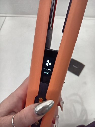 dyson airstrait wet to dry hair straightener - LIMITED EDITION APRICOT/ TOPAZ  (model: ht01) image 11