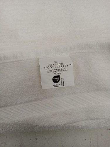 2PK GRANDEUR HOSPITALITY bath towels - 30" x 54" - White image 4