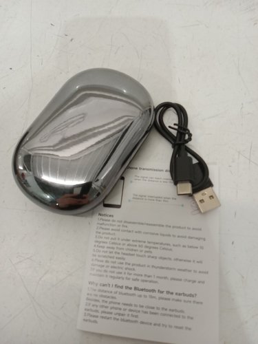 Ear Mounted Wireless Headphones with Translate function - black/silver - (model: YYK-Q16) image 3