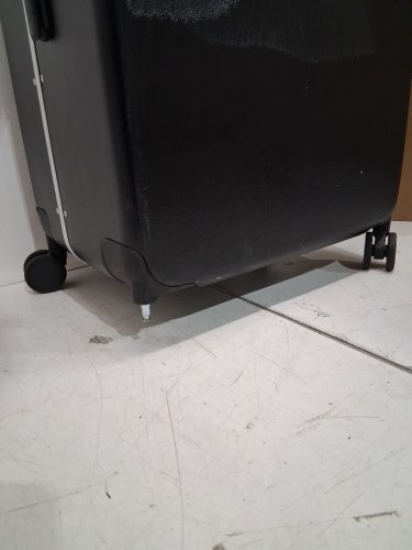 Hanke Checked Luggage with Cup Holder and USB Ports - 28" - jet black (model: kh9877) image 7