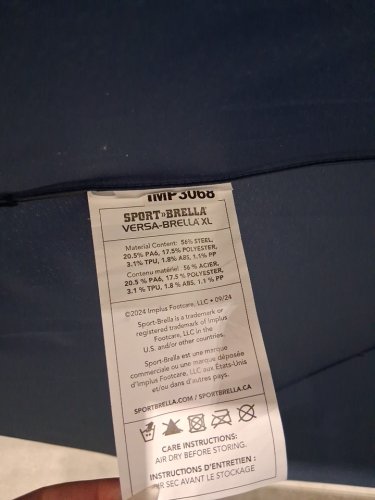 Sport-Brella Versa Brella Swiveling Parasol with universal clamp - 42" x 45" - Blue (Model: 1853914) image 3