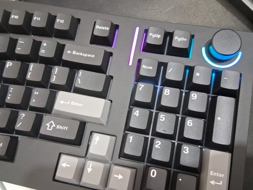 MechLands Feker Alice98 Ergonomic 98 Keys Gaming Keyboard - USB-C Wired Custom Keyboard, Hot Swappable Gasket Mechanical Keyboard with 5 Layer Paddings, Knob, NKRO, RGB for Windows/Mac - Black image 4