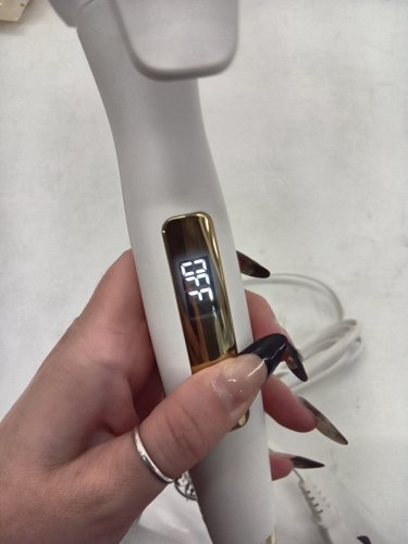 KRISTIN ESS SOFT BLEND CURLING IRON - 2" - WHITE/GOLD - (MODEL:KES0193) image 5