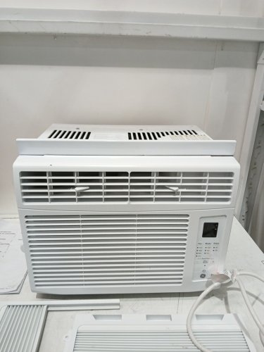 ge Electronic Window Air Conditioner - 6000btu - up to 250sq.ft - 16.4" x 13.4" x 12.6" - white (model: AWCS06BWFC) image 6