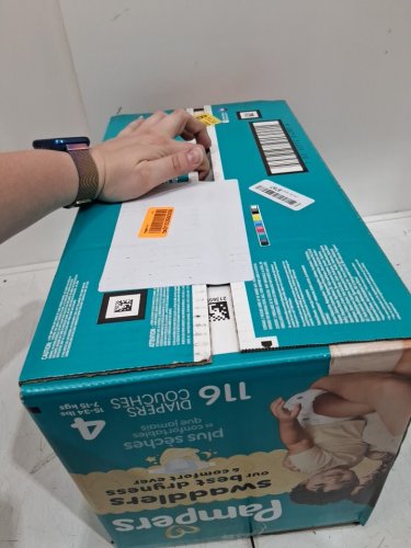 116PK PAMPERS SWADDLERS DISPOSABLE DIAPERS - SIZE 4 image 4