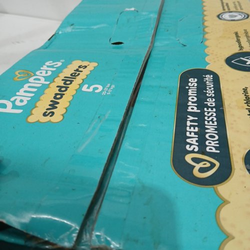 100PK PAMPERS SWADDLERS 100% LEAKPROOF DISPOSABLE BABY DIAPERS - SIZE 5 image 3