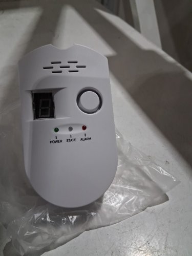 Digital Gas Leak Detector Alarm Sensor -white image 3