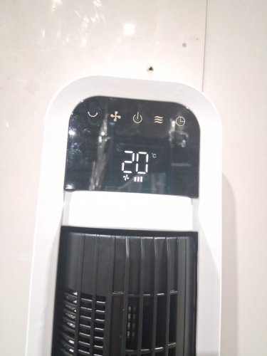 omnibreeze premium 38" Rotating tower fan with wifi CONTROL, 5-SPEEDS & REMOTE - white/BLACK (model: 5333021/dc2313r-g) image 5