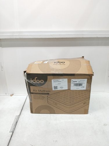 IDOO inflatable AIR MATTRESS 3 minute quick inflation with built in pump - 18" king (80" x 76") - dark grey (Model: i-c-028) image 2