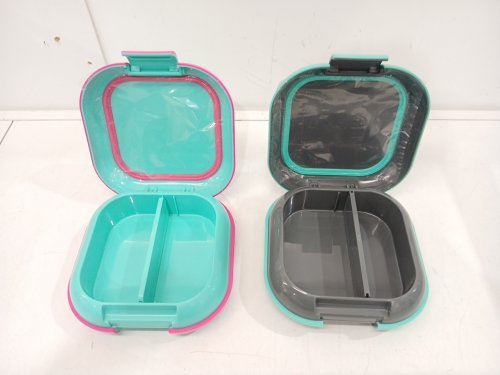 2PC BENTGO CHILL LUNCH BOX AND MINI BOX CONTAINERS WITH ICE PACKS - GREEN/GREY (MODEL: 1997883) image 4