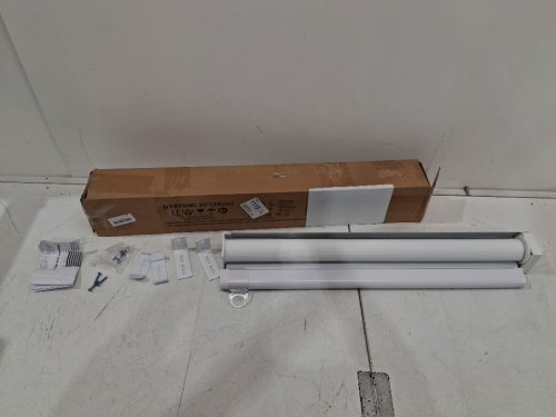 LUCKUP cordless ZEBRA ROLLER window BLINDS - 23" x 72" - WHITE (MODEL: CADZSTBML-23W) image 2