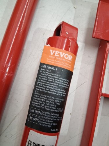VEVOR Portable Manual Hand Bead Breaker Tire Changer/Mounting Tool for garage or home - for 8" to 16" Tires - RED (model: ltcz-b) image 5