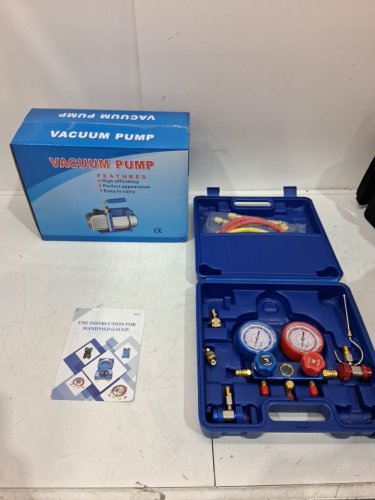 YaeKoo Single Stage Rotary Vane Air Vacuum Pump - 110V 3CFM 1/4HP - red - (model: ‎SH-0352) image 4