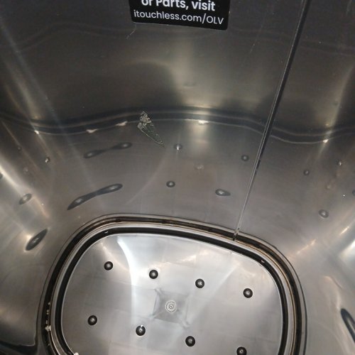 ITOUCHLESS  Dual-Deodorizer Oval Open Top Garbage Can - 13 gallon - stainless steel - (model: ol13stv) image 4