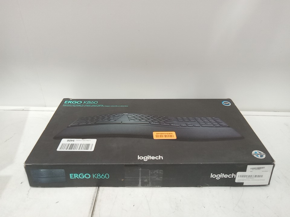 Logitech ERGO K860 Bluetooth Wireless Ergonomic Keyboard with Built-in Wrist Rest and Unifying Receiver (Model:‎ YR0072) image 2