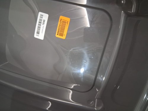IRIS USA Large open top Cat Litter Box with scatter shield and scoop - 19" x 15" x 11.8" - grey/clear - (model: 301755) image 3