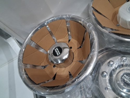 4PC pacific dualies 10 Lug Stainless Steel Wheel Simulator Kit - for ford f450 / f550 2005 - 2014 - (model: 43-1950 ) image 6