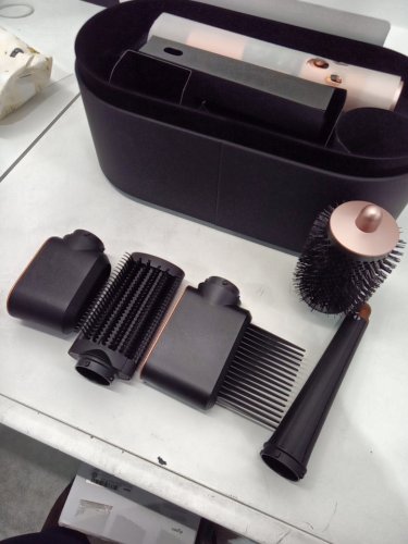 6PC DYSON i.d curly + coily airwrap multi styler and hair dryer with bluetooth - amber silk ( model: hs08) image 5
