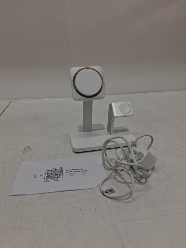 ESR 3-in-1 Magnetic Wireless Charger Stand - 25W, Compatible with MagSafe, Made for Apple-Certified, 15W Charging for iPhone 15/14/13/12 Series, Apple Watch/AirPods Pro/3 - White (model: 2c571) image 3
