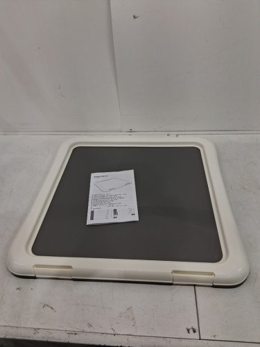 Amazon Basics Extra Thick and Non-Slip Dog Training Pad Holder with Secured Latches - 22" x 22" - White/Charcoal grey (Model: B0DP3ZP9VJ) image 3
