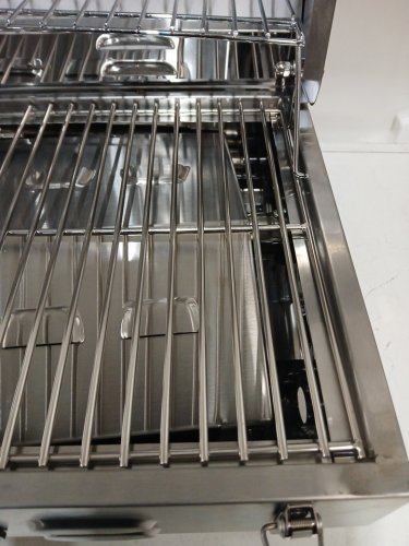 MASTERBUILT PORTABLE PROPANE GRILL - 288 SQ.IN, 10000 BTU - STAINLESS STEEL (MODEL: MB20030819) image 7