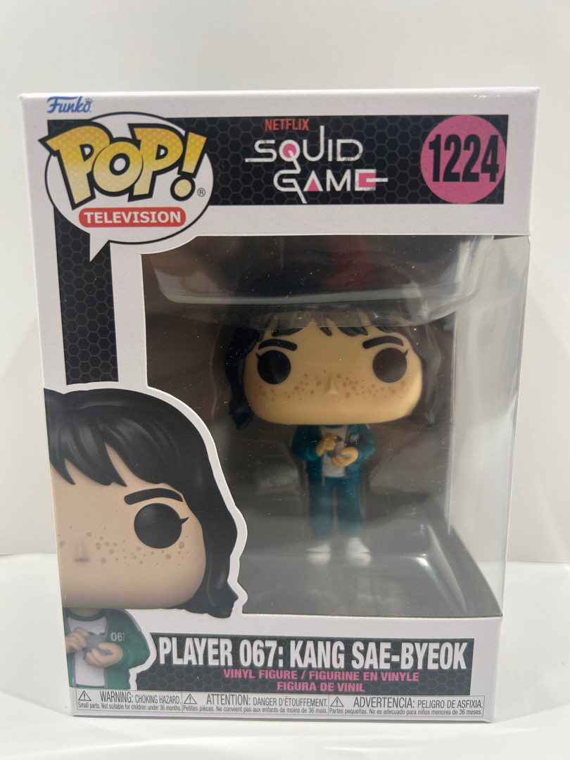 Funko pop! Television: squid game - player 067 : kang sae-byeok vinyl figure (#1224) image 2