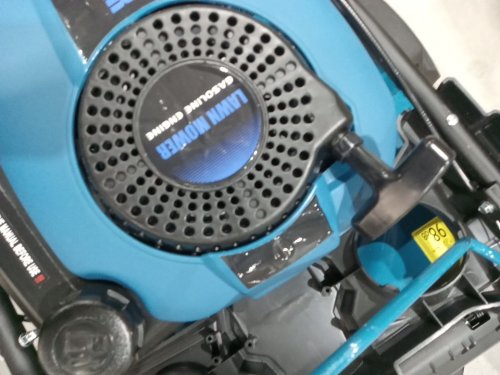 baotree hand push 3-in-1 gas powered lawn mower - 21" - 170cc - blue (model: km51p) image 7