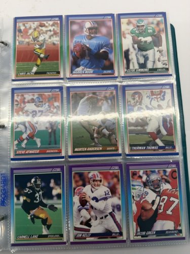 400+ APPROX ASSSTD 1990 SCORE NFL FOOTBALL CARDS image 7
