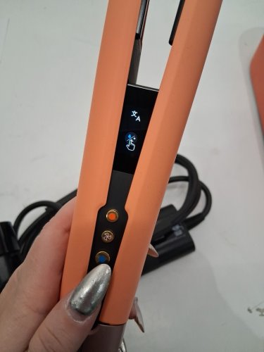 DYSON AIRSTRAIT WET TO DRY HAIR STRAIGHTENER - LIMITED EDITION APRICOT/ TOPAZ (MODEL: HT01) image 6