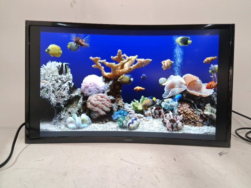 Samsung FHD curved screen monitor- 24" -black (model:LS24D368GANXZA) image 3