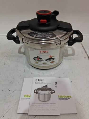 T-fal Clipso Stainless Steel Pressure Cooker- 6-litre  (MODEL-7114000369) image 4
