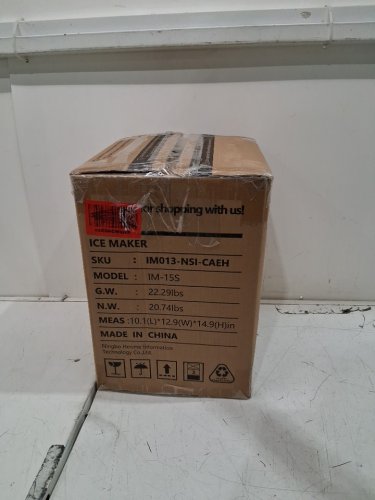 Euhomy countertop nugget ice maker - makes 35lbs/day - stainless steel (model: im-15s) image 2