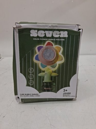 Kids Outdoor Electric Flower Bubble Makers - Multicoloured image 2