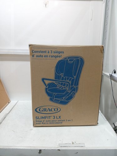 GRACO SLIMFIT3 LX 3-IN-1 CAR SEAT WITH ANTI-REBOUND BAR - GOTHAM GREY/ BLACK (MODEL: 2184499) image 2