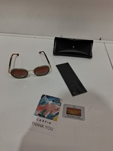 WOMEN'S CARFIA round polarized sunglasses - 51 22 140 - brown/green (model: ca1951) image 3