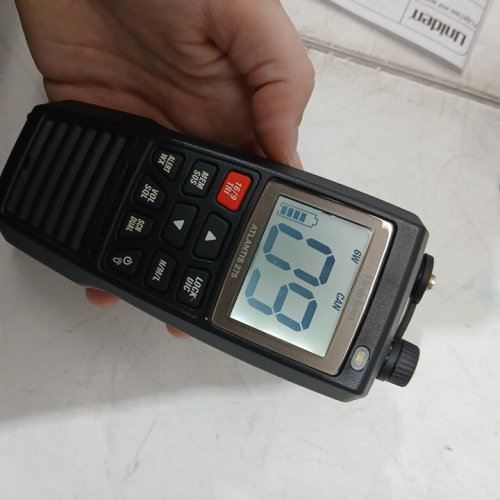 Uniden Atlantis 275 Handheld Two-Way VHF Marine Radio, Floating IPX8 Submersible Waterproof, Dual-Color Screen, All USA/International/Canadian Marine Channels, NOAA Weather Alert, 10 Hour Battery - black - (model: atlantis275) image 3