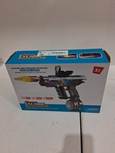 ICE HORN ELECTRIC WATER GUN - 26-32FT LONG RANGE - GREY image 2