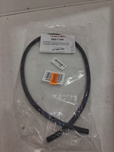 Sunsong Transmission Oil Cooler Hose Assembly FOR Ford, Lincoln, Mercury- BLACK (MODEL: 5801194) image 2
