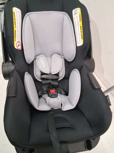Britax Willow S Infant Car Seat with Alpine Base Rear Facing 4–30 lb ClickTight Installation RightSize Harness SafeWash Fabrics UPF 50+ Canopy and Compatibility with Britax Brook and Grove Strollers - Grey / Black (Model:E1D004D) image 6