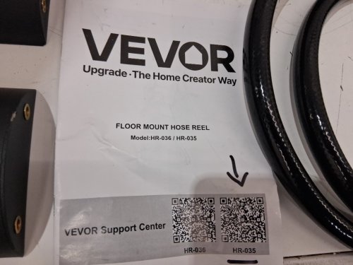 freestanding garden hose reel with detachable holder - fits up to 200ft hose length - black (model: hr-035) image 5