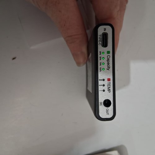 topdot type c power bank for heated clothes with battery lights - 5000mah - black (model: rtx-dr08l) image 4