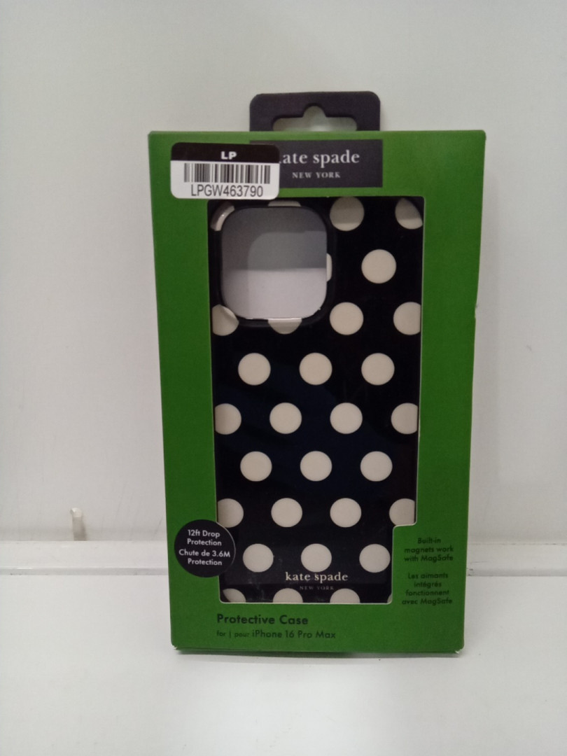 Kate Spade Protective Case with MagSafe - For iPhone 16 Pro Max - Classic Polka Dotted image 2