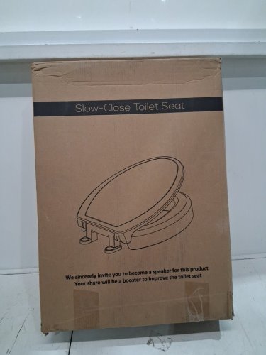 garvee Elongated RAISED Toilet Seat with Slow Soft Close  - white (model: pho_0xxxtm1s) image 2