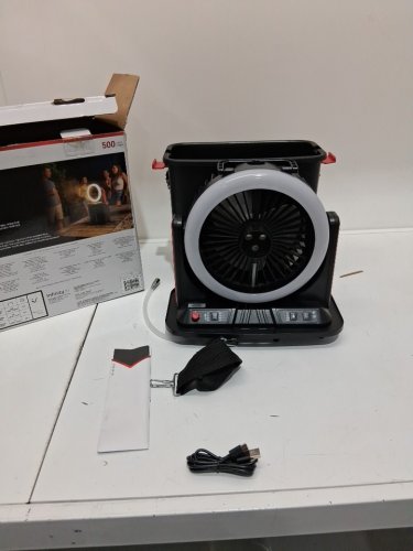 INFINITY X1 SOLAR MISTING FAN- 500LUM (MODEL: 1985328) image 3