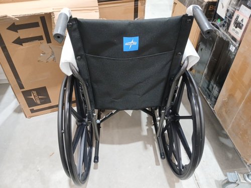 MEDLINE GUARDIAN K1 WHEELCHAIR - 16" SEAT - 300LBs CAPACITY - BLACK (MODEL: K1166N22S) image 4