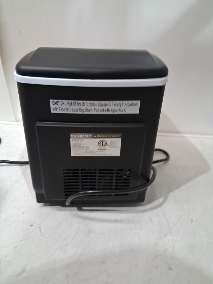 EUHOMY Countertop Ice Maker Machine - MAKES 26LB/Day - BLACK (MODEL: im-06d/IM001-Bbl-CAEH) image 7